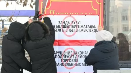 Алматыда 290 заңсыз сауда нысаны бұзылды
