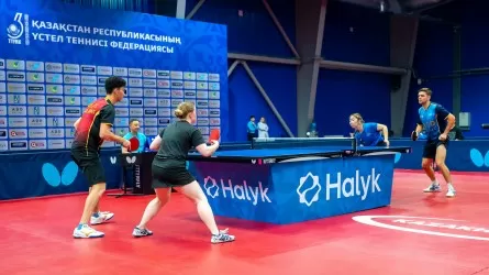 Финальная партия: определились чемпионы Казахстана по настольному теннису