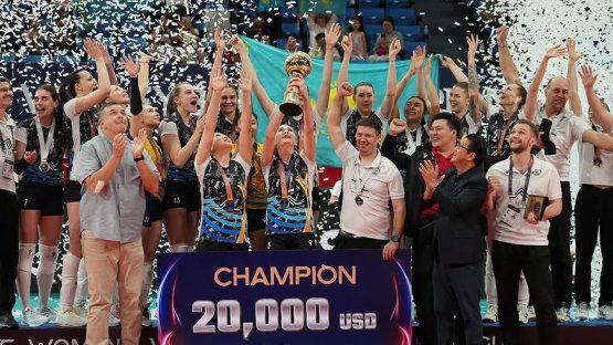 «Жетісу» волейболдан Азия чемпиондар лигасын жеңіп алды