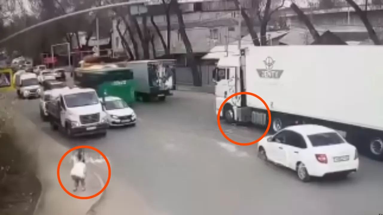 Алматыда 7 жасар қызды басып кеткен жүк көлігінің жүргізушісі 2 айға қамалды