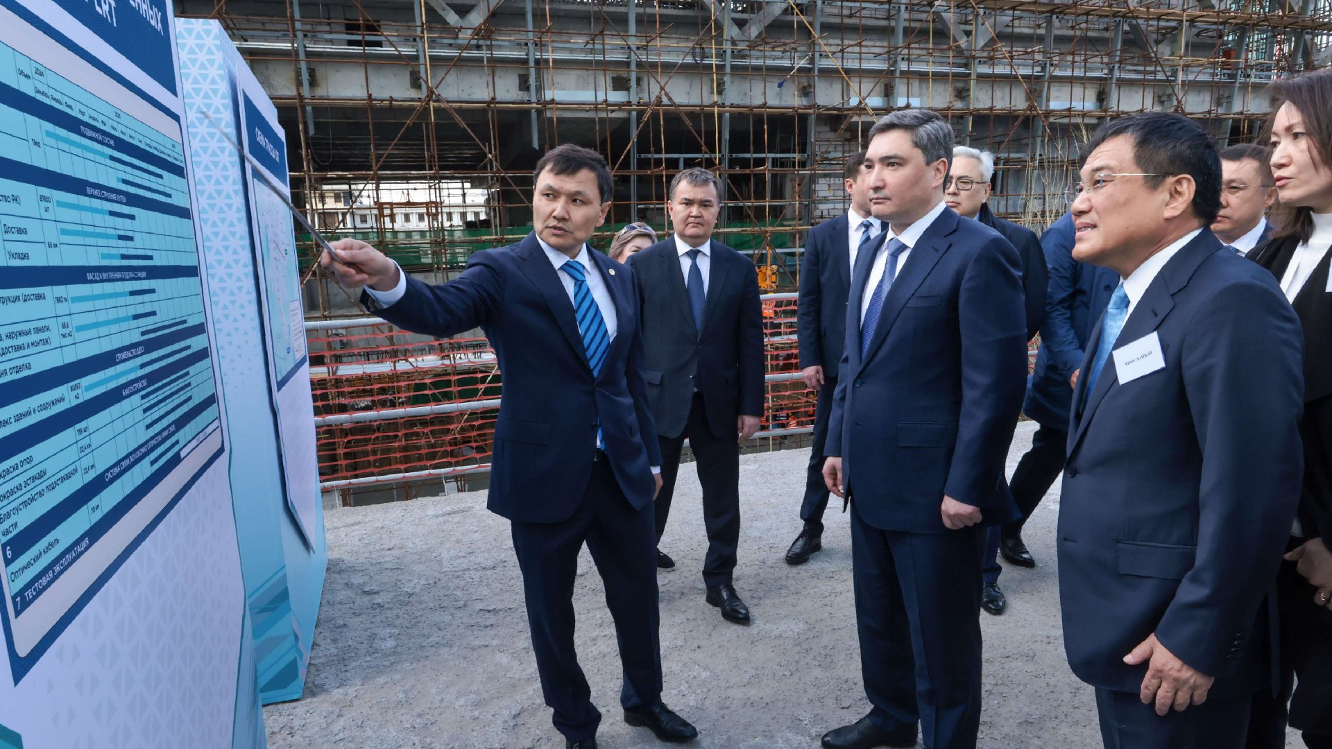 «Тұран» стансасы, LRT және депо: Олжас Бектенов инфрақұрылымдық жобаларды тексерді
