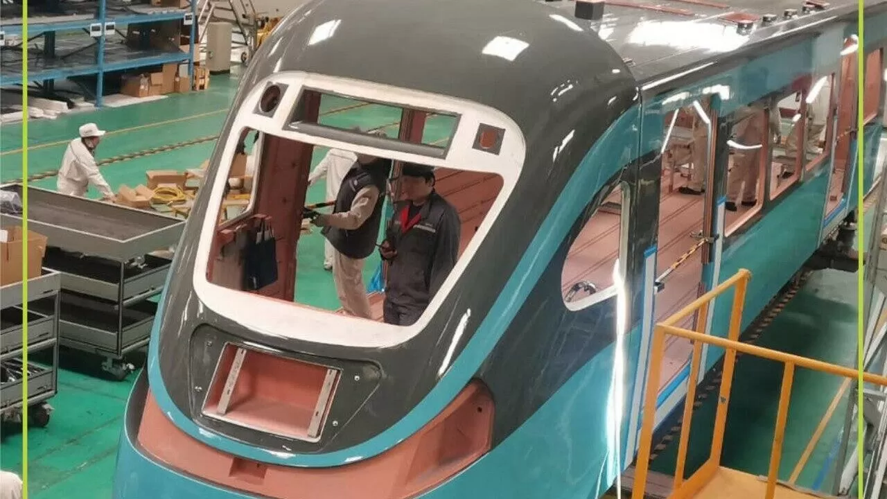 Қытайда Астанаға әкелінетін LRT вагондары құрастырылып жатыр
