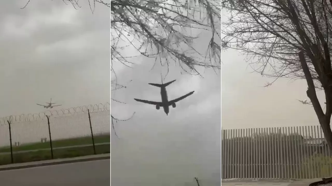 Душанбеден келе жатқан ұшақ Алматыға әрең қонды