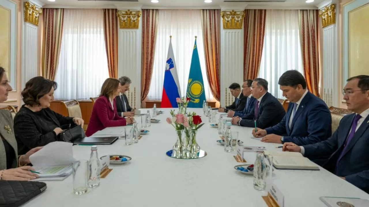 Foreign Ministers of Kazakhstan and Slovenia Discussed Prospects for Expanding Bilateral Cooperation