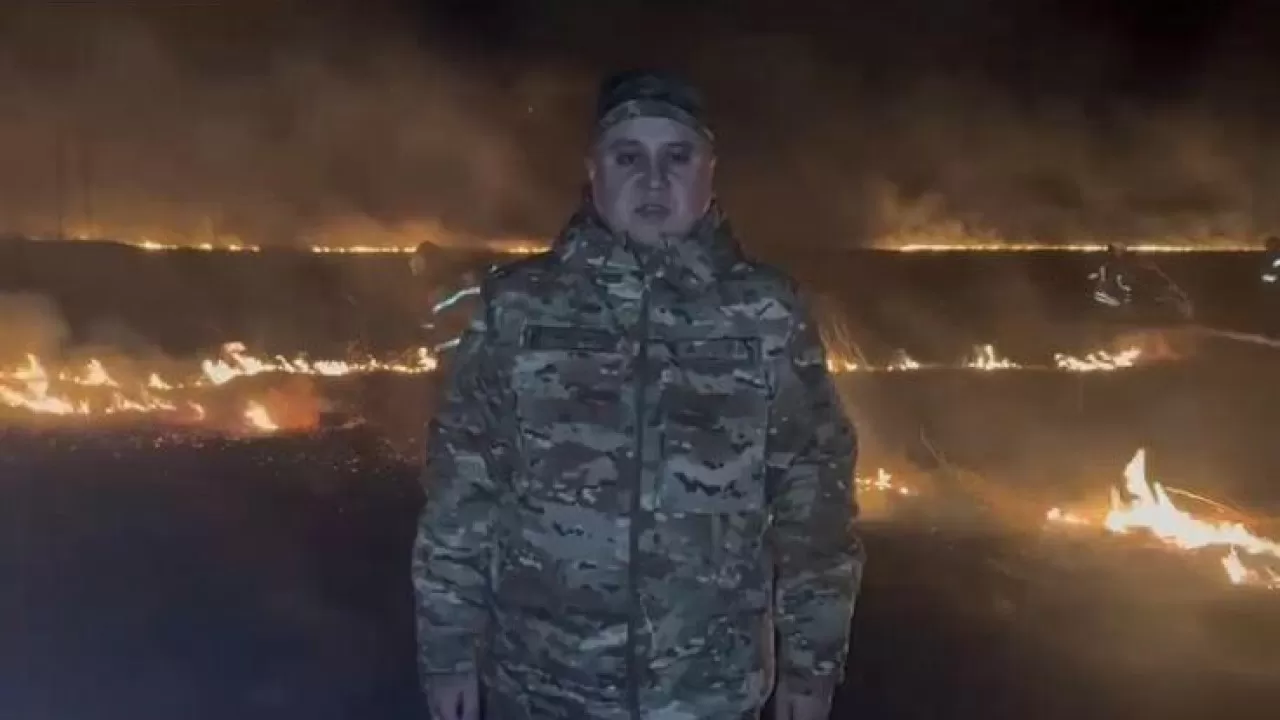 Пожарные Павлодарской области не пустили огонь на территорию лесфонда 