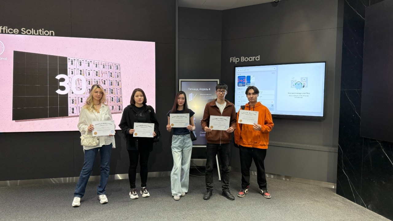 Samsung «Python негіздері және Big Data» курсы бойынша оқу жылының қорытындысын шығарды