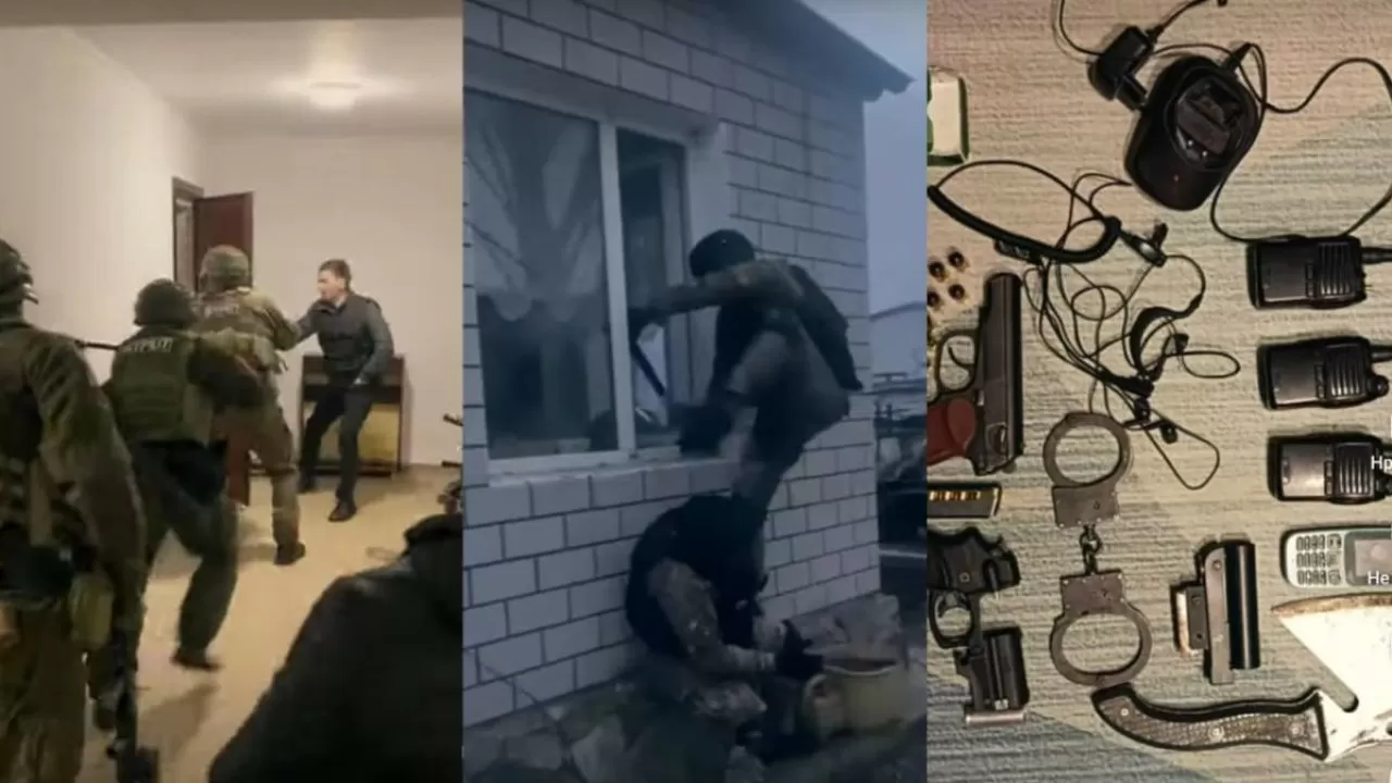 Задержание грабителей в Экибастузе попало на видео 