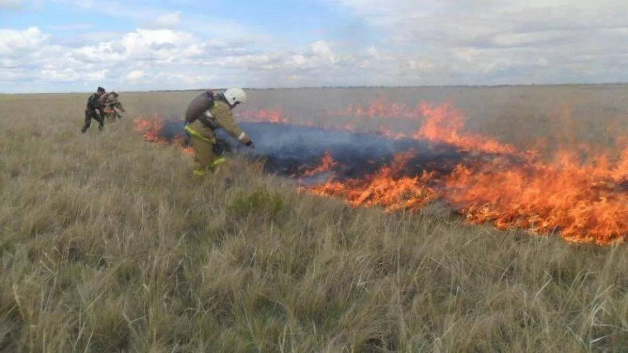 Бүгін еліміздің басым бөлігінде өрт қаупі сақталады 