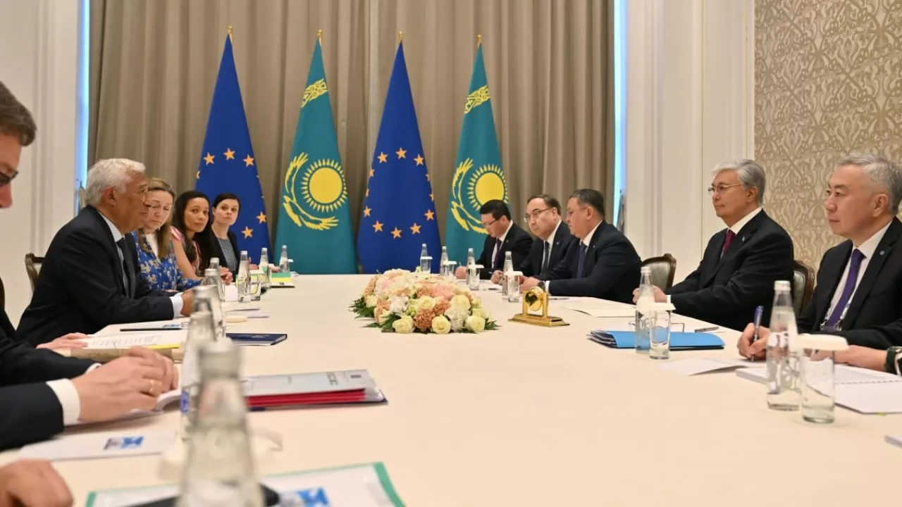 Президент Еуропалық Кеңес Президенті Антониу Коштамен кездесті