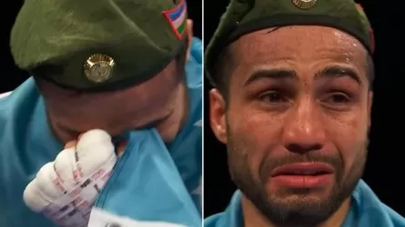 Өзбек боксшысы жеңісін қайтыс болған 2 жасар қызына арнап, рингте жылап қалды