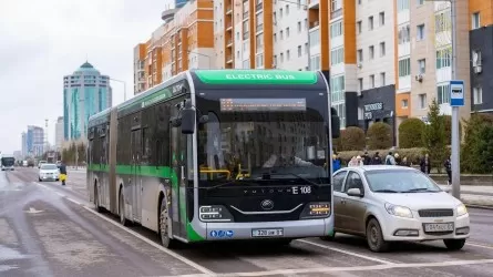 Схему движения автобусного маршрута временно изменили в Астане
