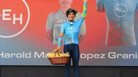 Гонщик XDS Astana Team захватил лидерство в генерале "Тура Греции"