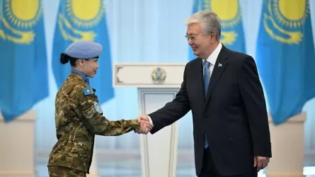 Токаев обратился к казахстанским миротворцам