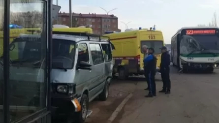 Крупное ДТП в Косшы: пострадали дети