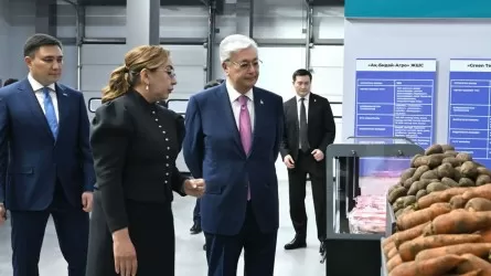 Президент Шымкенттегі ауыл шаруашылығы өнімдері көрмесін аралады