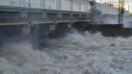 Сколько паводковых вод сбросили на крупных водохранилищах РК на 16 апреля  