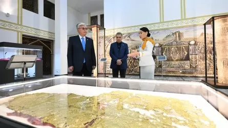 Токаев и Бердымухамедов побывали в Turkistan visit centre