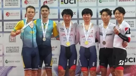 Велотрекшілеріміз Hong Kong International Track Cup турнирінде жеңіс тұғырына көтерілді