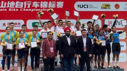 Қазақстандық маунтинбайк шеберлері Азия чемпионатында күміс жүлдеге ие болды