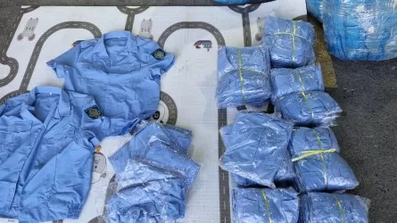 На Хоргосе задержана крупная партия формы с символикой "POLISIA" 
