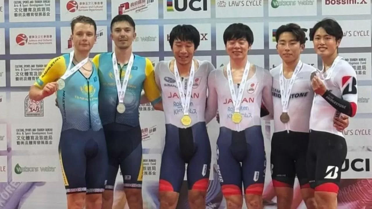 Велотрекшілеріміз Hong Kong International Track Cup турнирінде жеңіс тұғырына көтерілді
