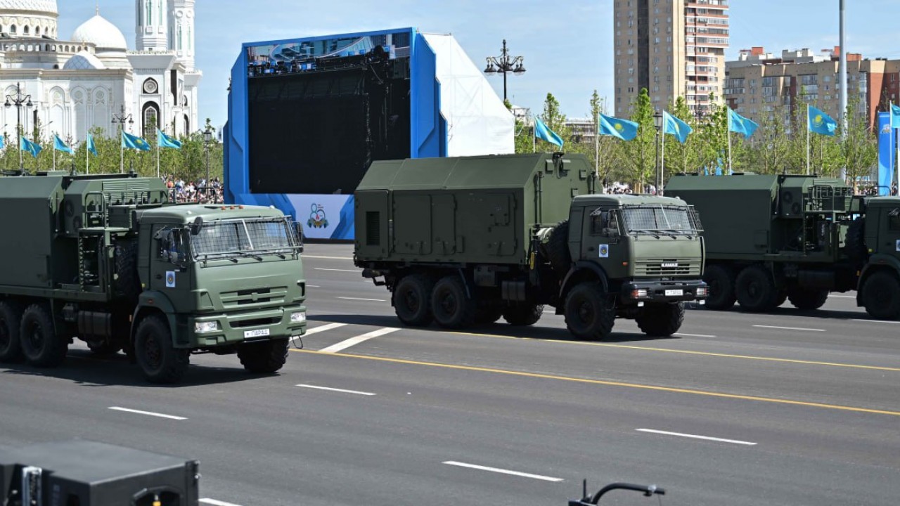 Астанада Ұлы Жеңістің 80 жылдығына арналған әскери парад өтті