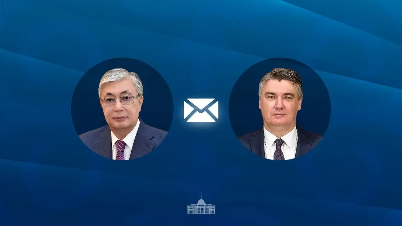 Токаев поздравил президента Хорватии