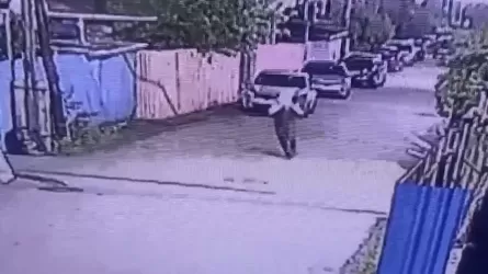 Алматыда зейнеткердің үйін тонаған ер адам бейнекамераға түсіп қалды
