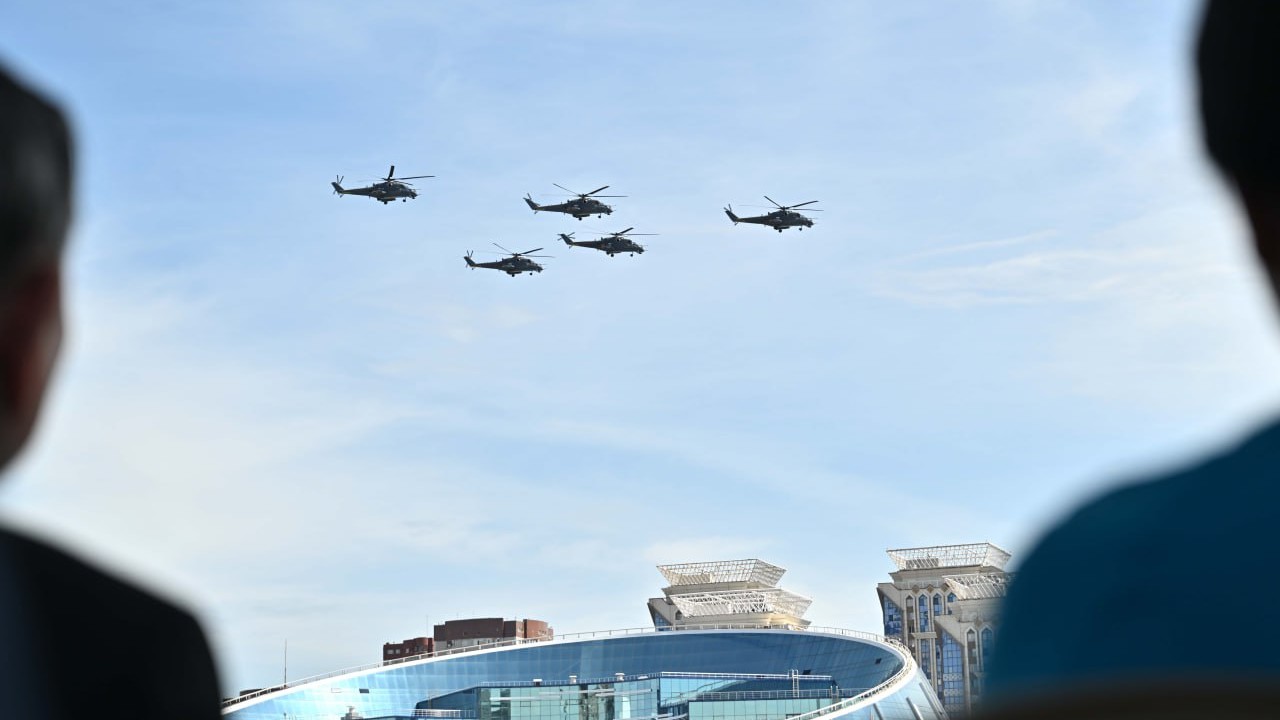 Астанада Ұлы Жеңістің 80 жылдығына арналған әскери парад өтті