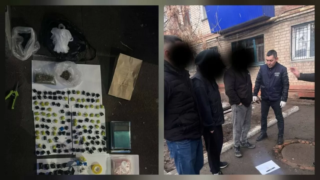 Интернетте есірткі таратқан: Батыс Қазақстанда қылмыстық топ ұсталды