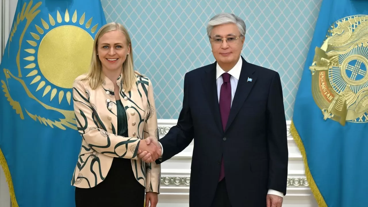 Мемлекет басшысы ЕҚЫҰ-ның іс басындағы төрағасы Элина Валтоненді қабылдады