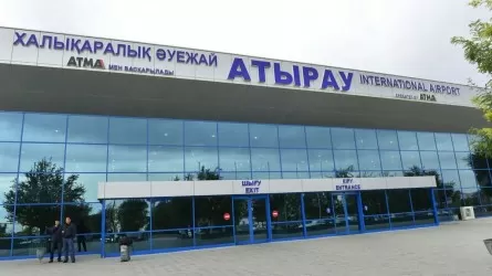 Аэропорт Атырау подтопило  