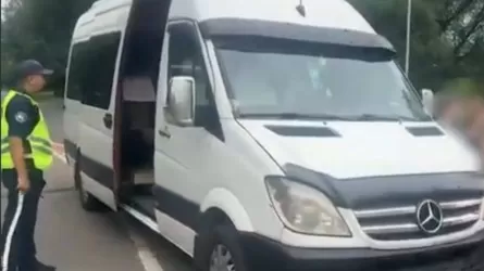 Алматыда балаларды лагерьге тасымалдаған көлік жүргізушісі мас болған