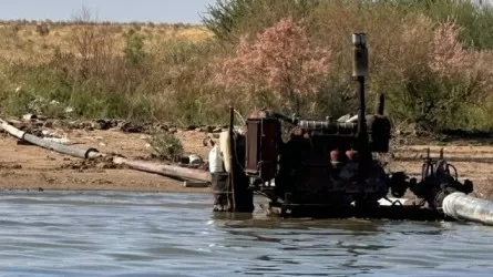 Незарегистрированные насосы обнаружены у водохранилища в Туркестанской области  