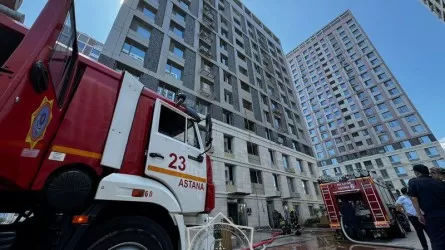 Астанада тағы бір тұрғын үй өртенді