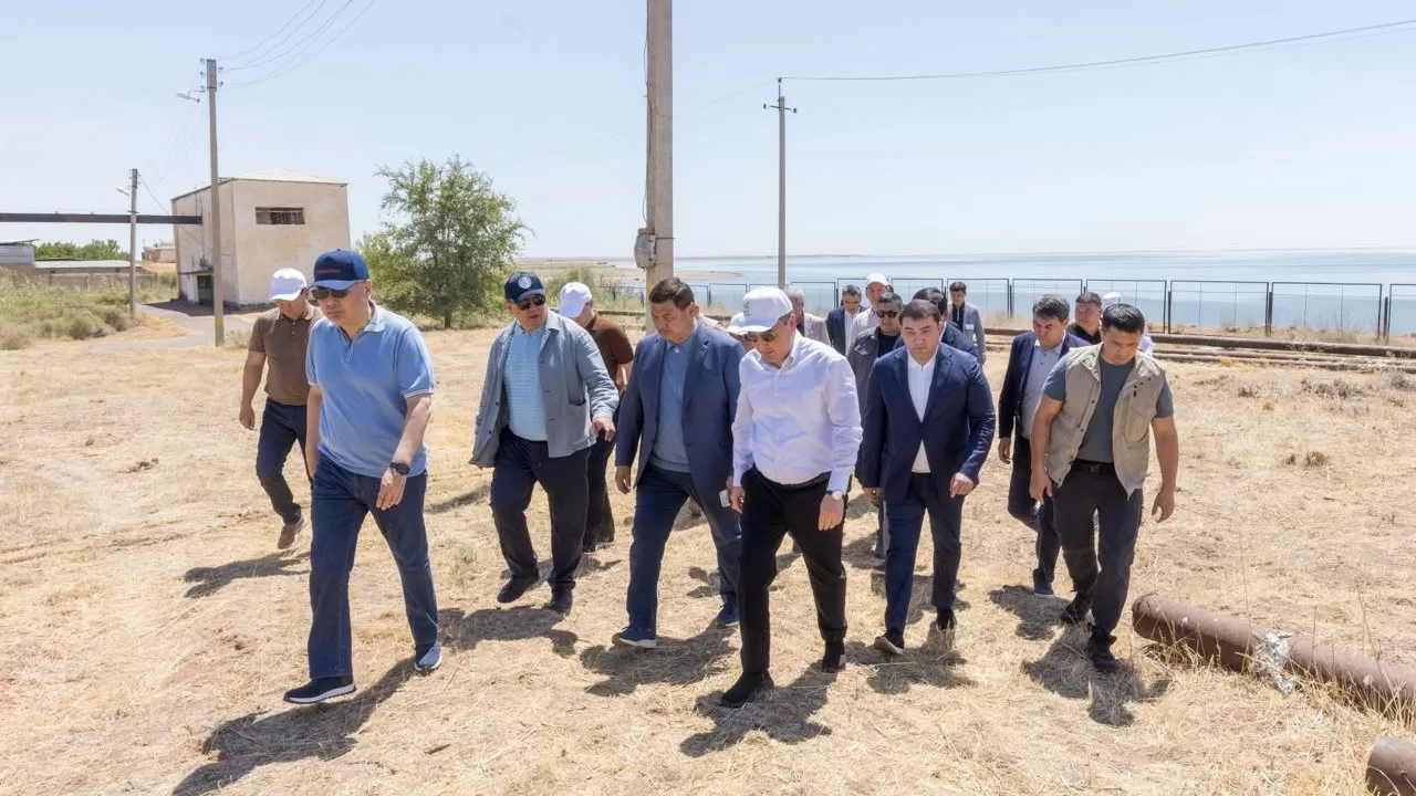 Олжас Бектенов Түркістан облысының су шаруашылығы инфрақұрылымының негізгі нысандарын тексерді