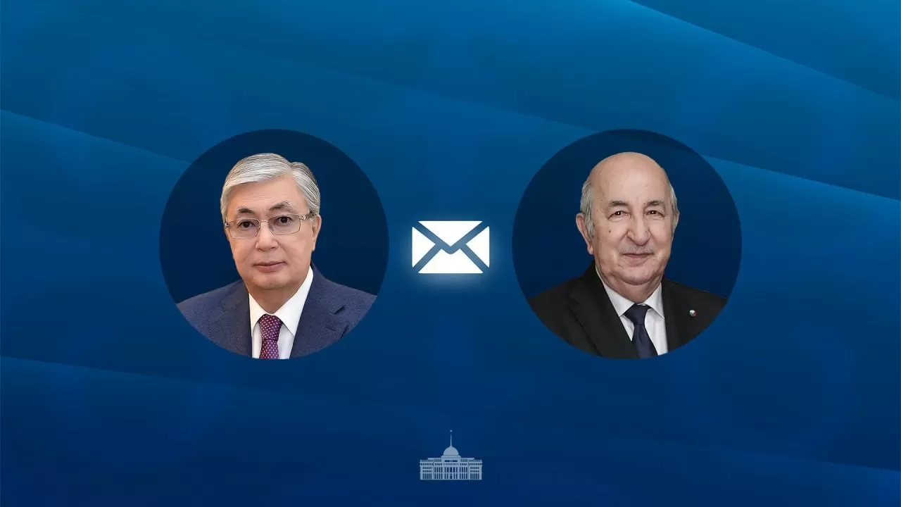 Қасым-Жомарт Тоқаев Алжир Президенті мен отандастарын Тәуелсіздік күнімен құттықтады