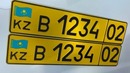 Алматы полициясы шетелдік компанияларды көлік нөмірін сарыға ауыстыруға шақырды