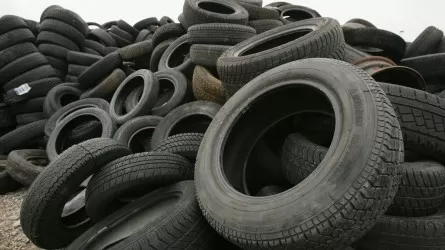 1,5 мың тоннадан астам қолданылған көлік шиналары заңсыз жеткізілген