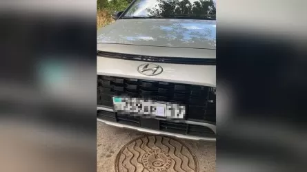 Астанада көліктің мемлекеттік нөмірін қағазбен жапқан жүргізуші ұсталды