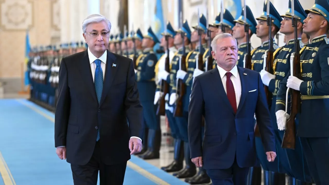 Қасым-Жомарт Тоқаев Ақордада Иордания Королін қарсы алды