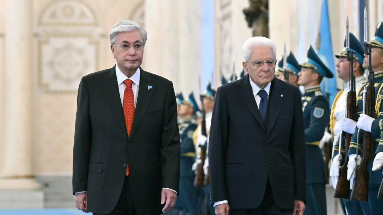 В Астане встретили президента Италии  