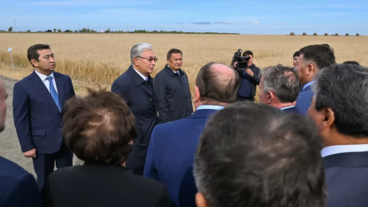 Ожидаем хороший урожай зерна - Токаев 