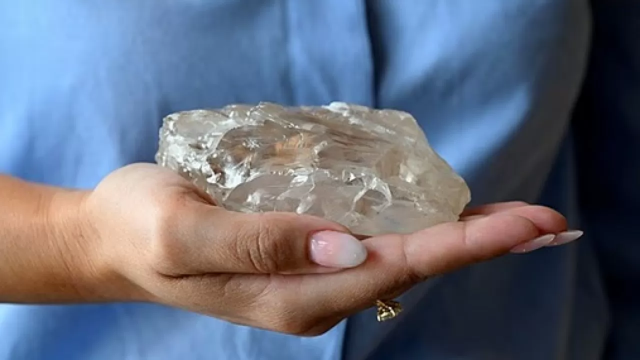 Второй по величине алмаз в мире нашли на шахте в Ботсване