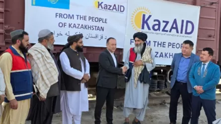 Қазақстан Ауғанстанға 26 вагон гуманитарлық көмек жіберді