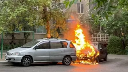 Шымкентте көлік өртіне қатысты 78 жағдай тіркелді