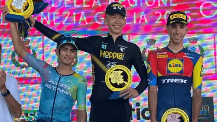 Гонщик XDS Astana Development Team стал вторым на этапе "Джиро Венеции" 
