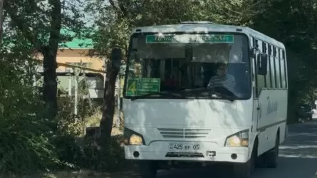 В Алматинской области запущен новый автобусный маршрут