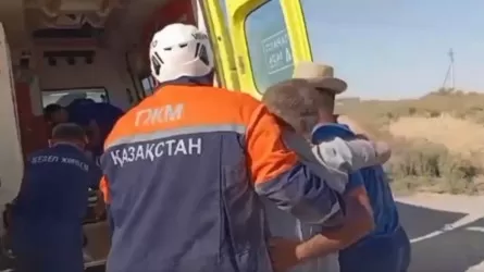 Шымкентте құтқарушылар 5 метрлік шұңқырға құлаған жасөспірімді алып шықты