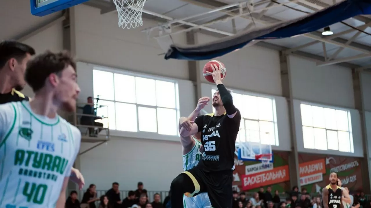 "Астана" рестартовала в мужской НБЛ с победы над "Барсами Атырау" 